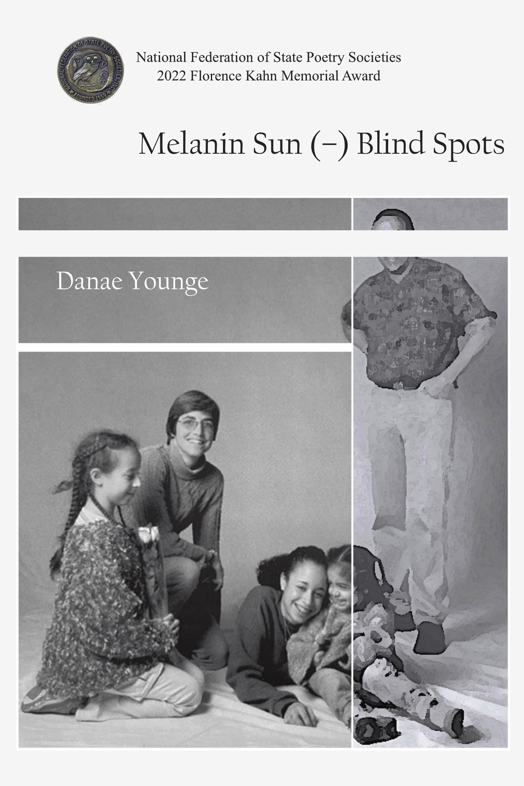 Book cover of Melanin Sun (–) Blind Spots by Danae Younge