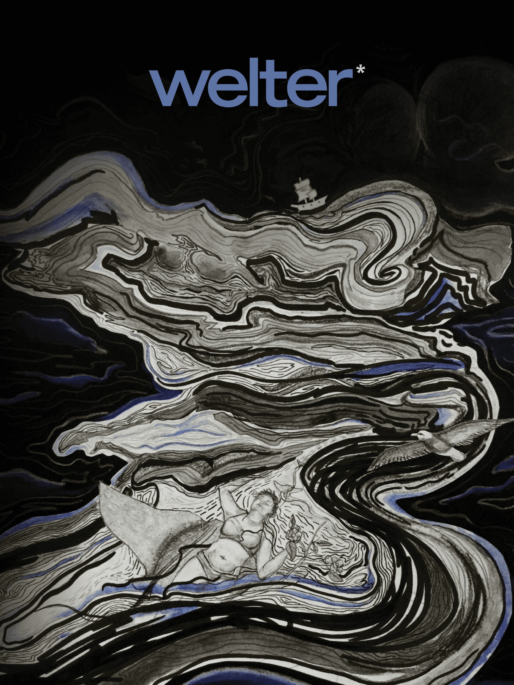 Logo of Welter literary magazine