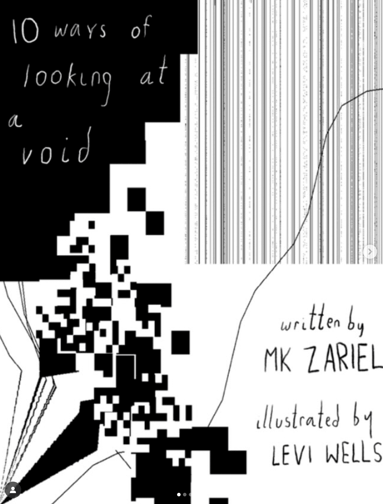 Book cover of 10 ways of looking at a void by mk zariel