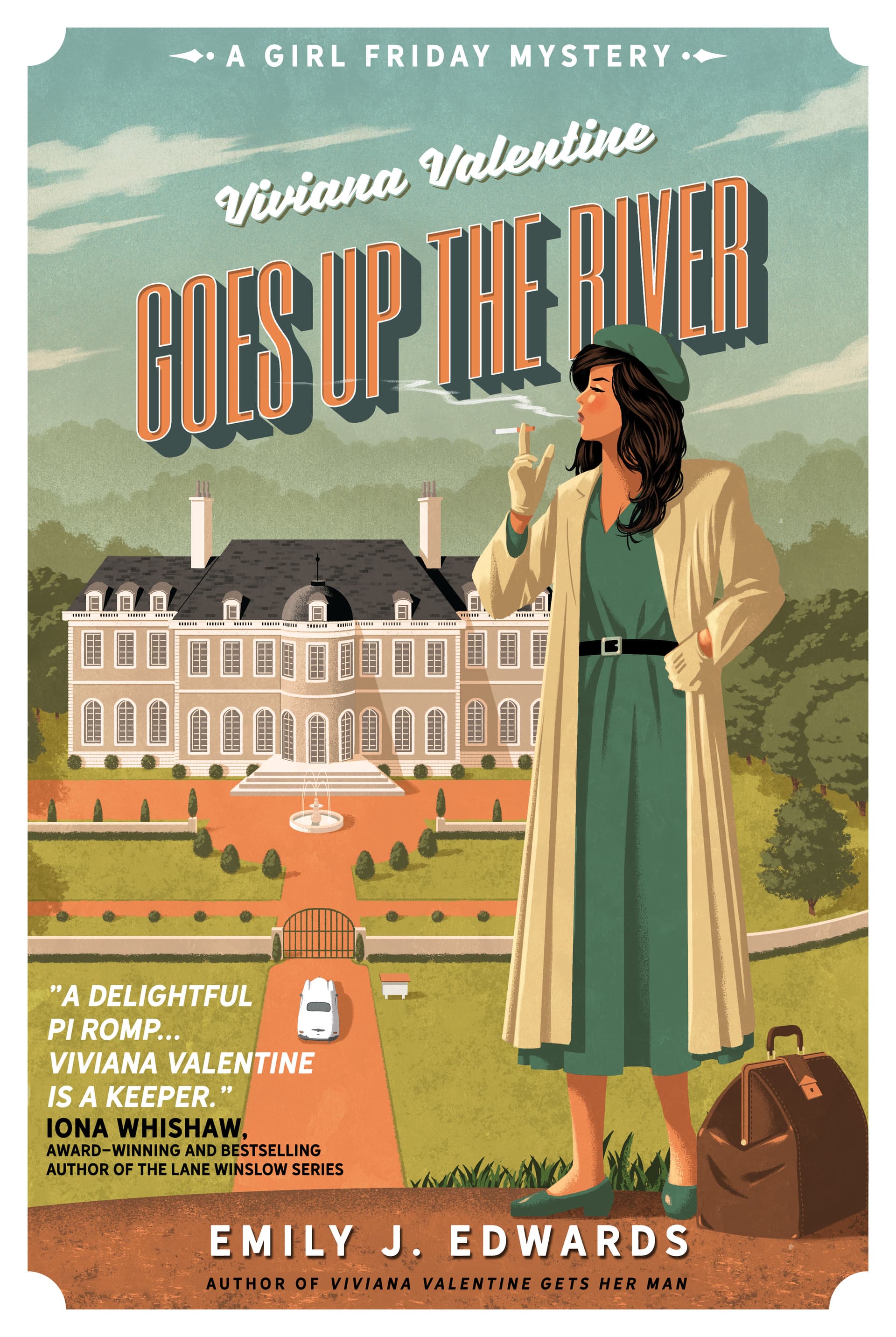 Book cover of Viviana Valentine Goes Up The River by Emily J. Edwards