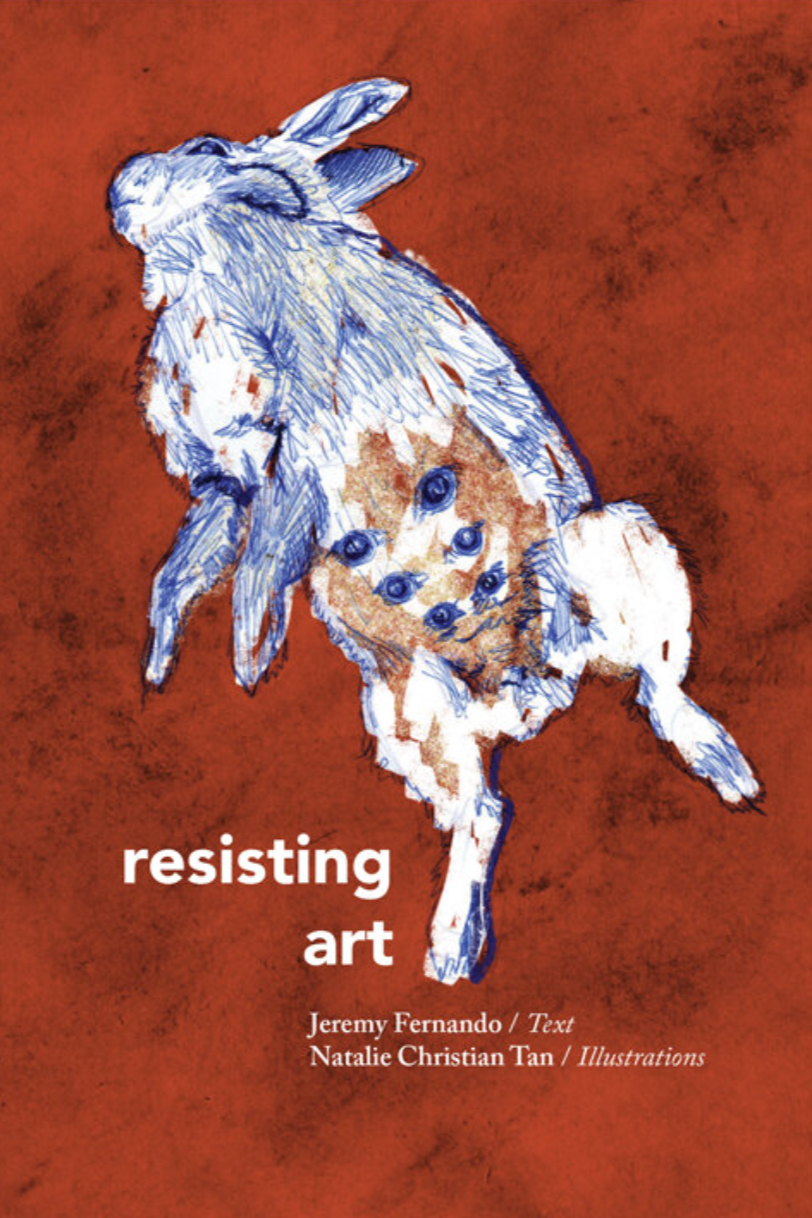 Book cover of resisting art by jfwearspink