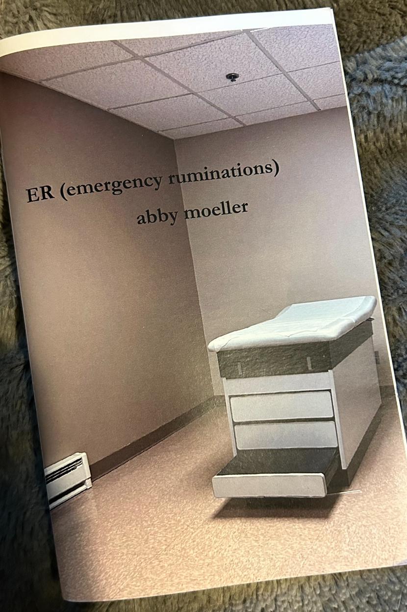 Book cover of ER (emergency ruminations)  by Abby Moeller