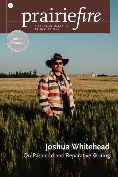 Prairie Fire: A Canadian Magazine of New Writing latest issue