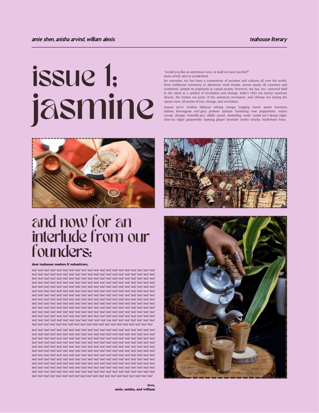 teahouse literary latest issue