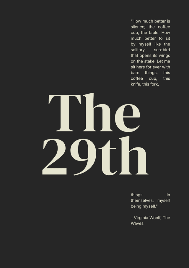 The 29th latest issue