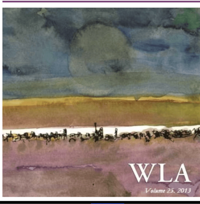 War, Literature & the Arts latest issue