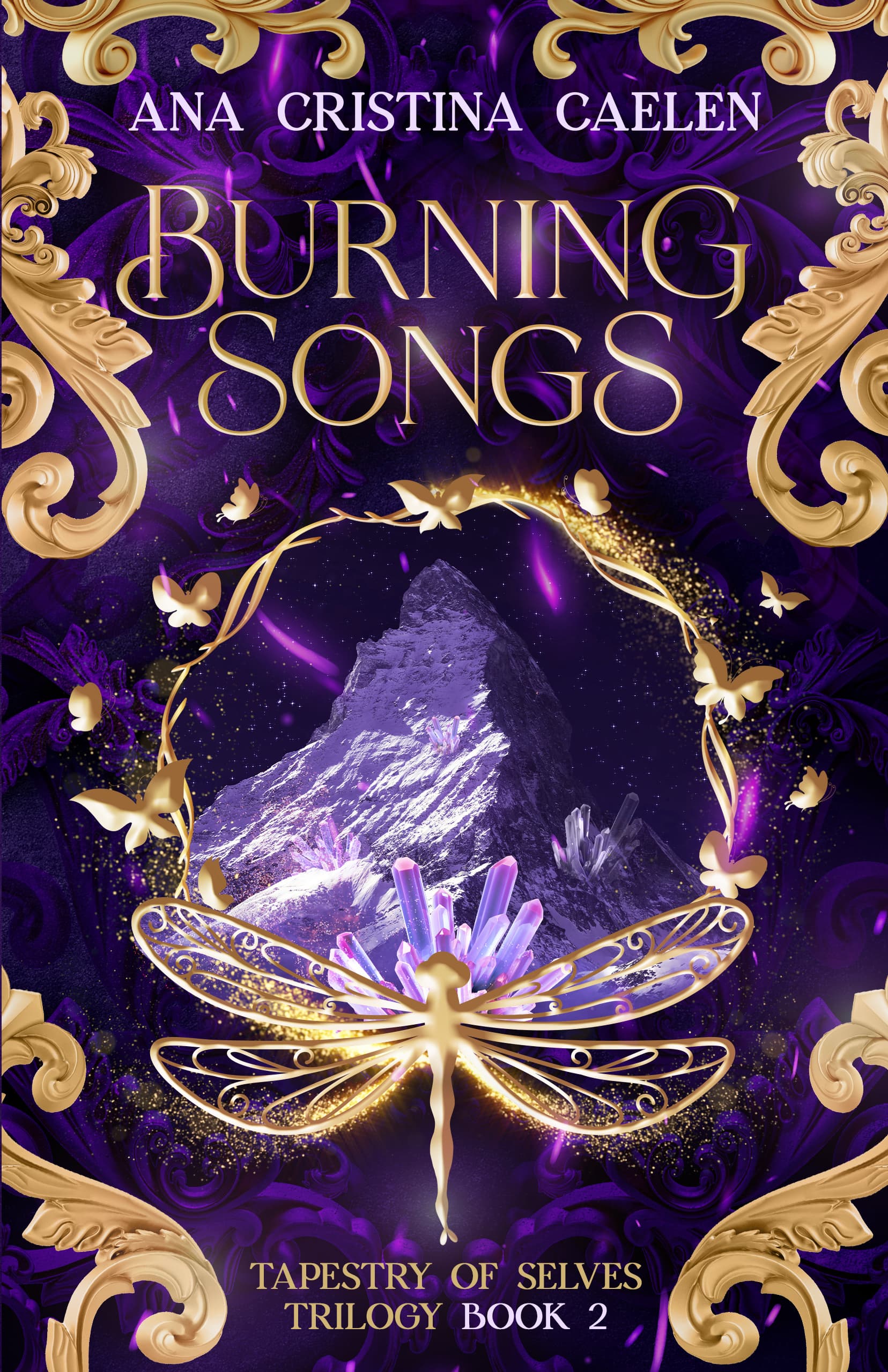 Book cover of Burning Songs by Ana Cristina Caelen