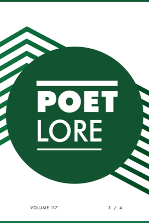 Poet Lore latest issue