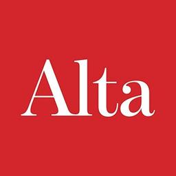 Logo of Alta Journal literary magazine