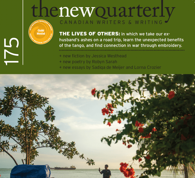 The New Quarterly latest issue