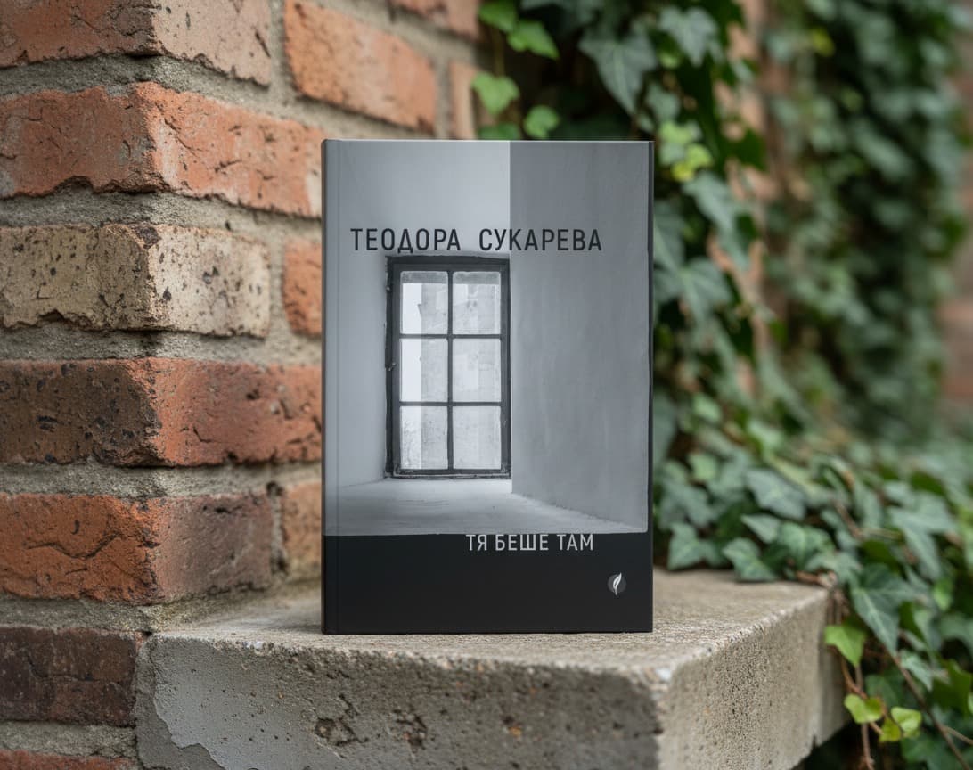 Book cover of She was there by Teodora Sukareva - Tea