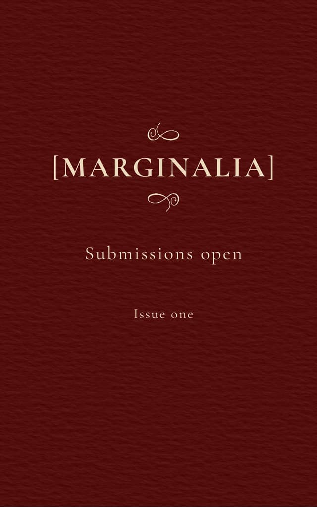 Marginalia latest issue