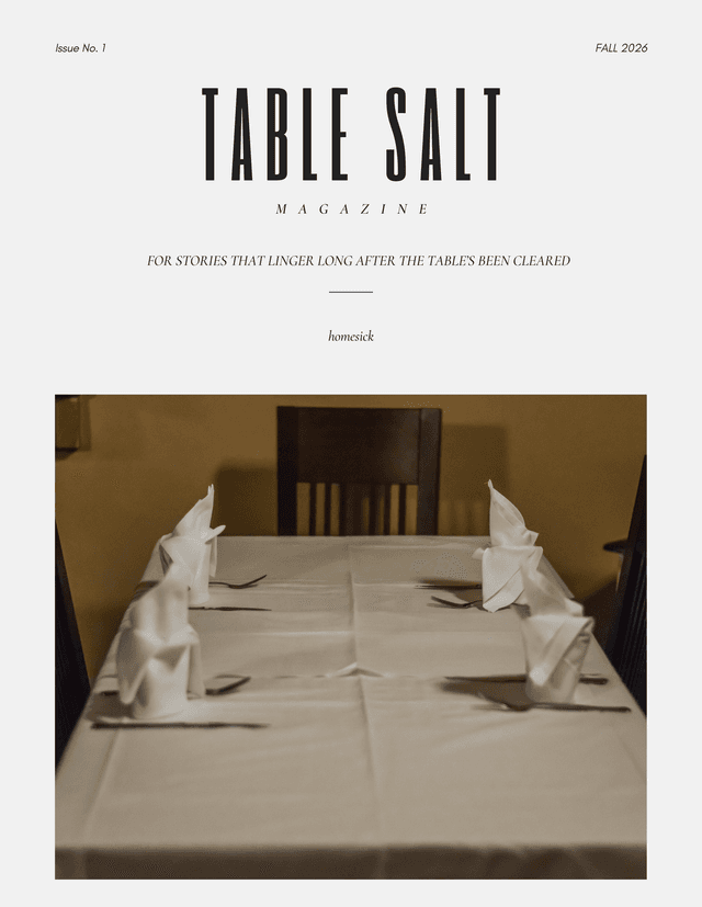Table Salt Press latest issue
