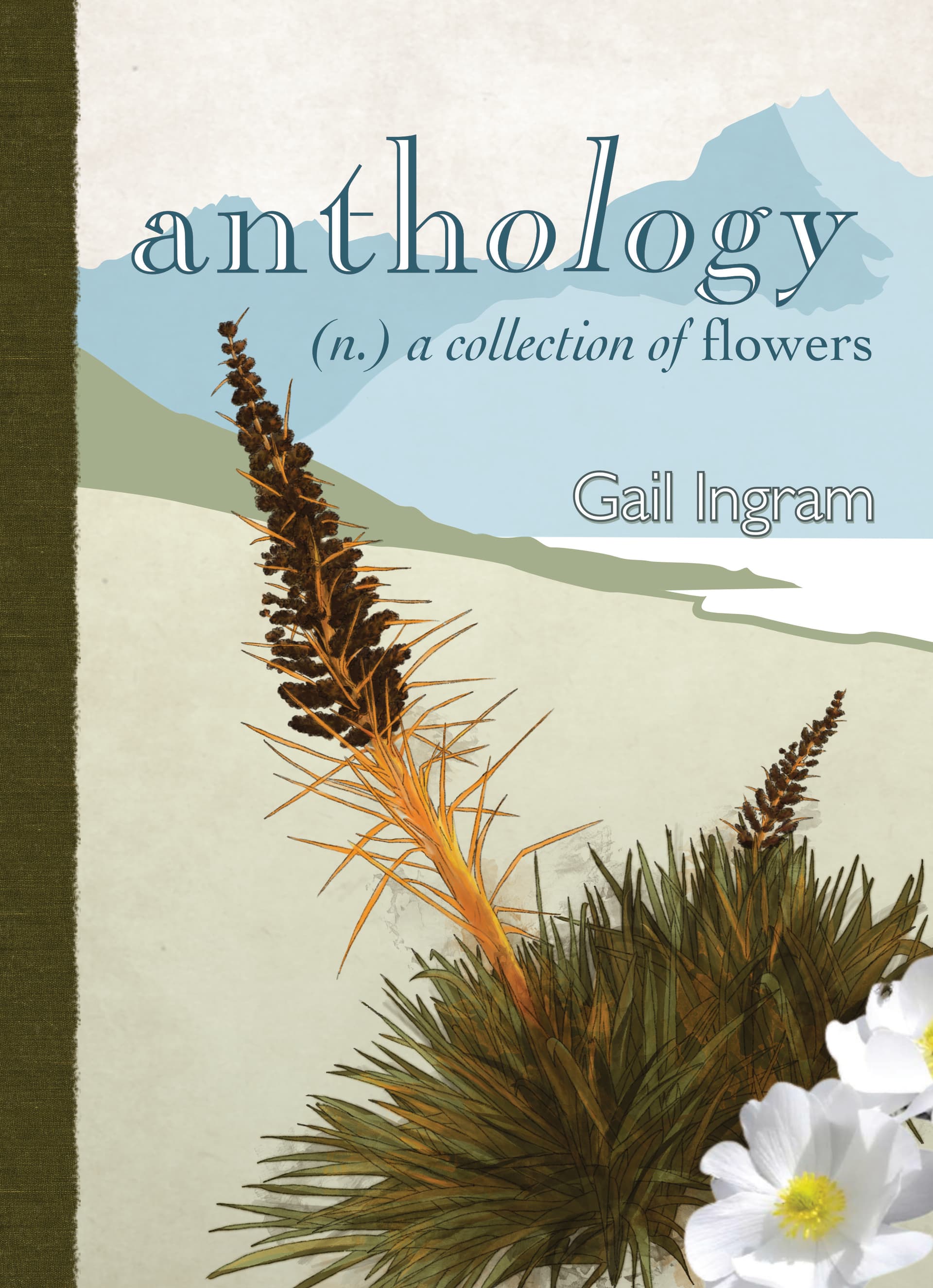 Book cover of anthology (n.) a collection of flowers by Gail Zing