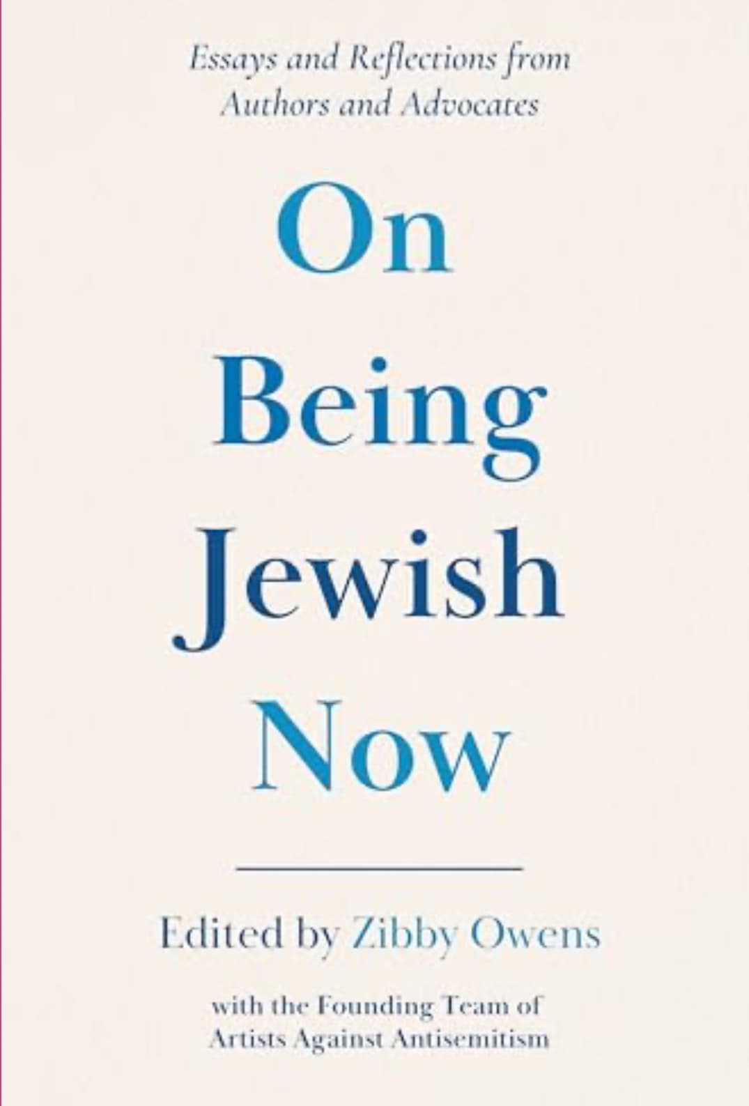 Book cover of On Being Jewish Now by Harper Kincaid