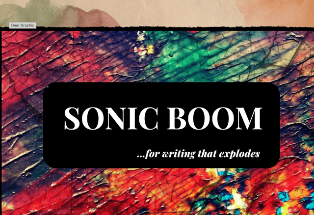 Sonic Boom Journal latest issue