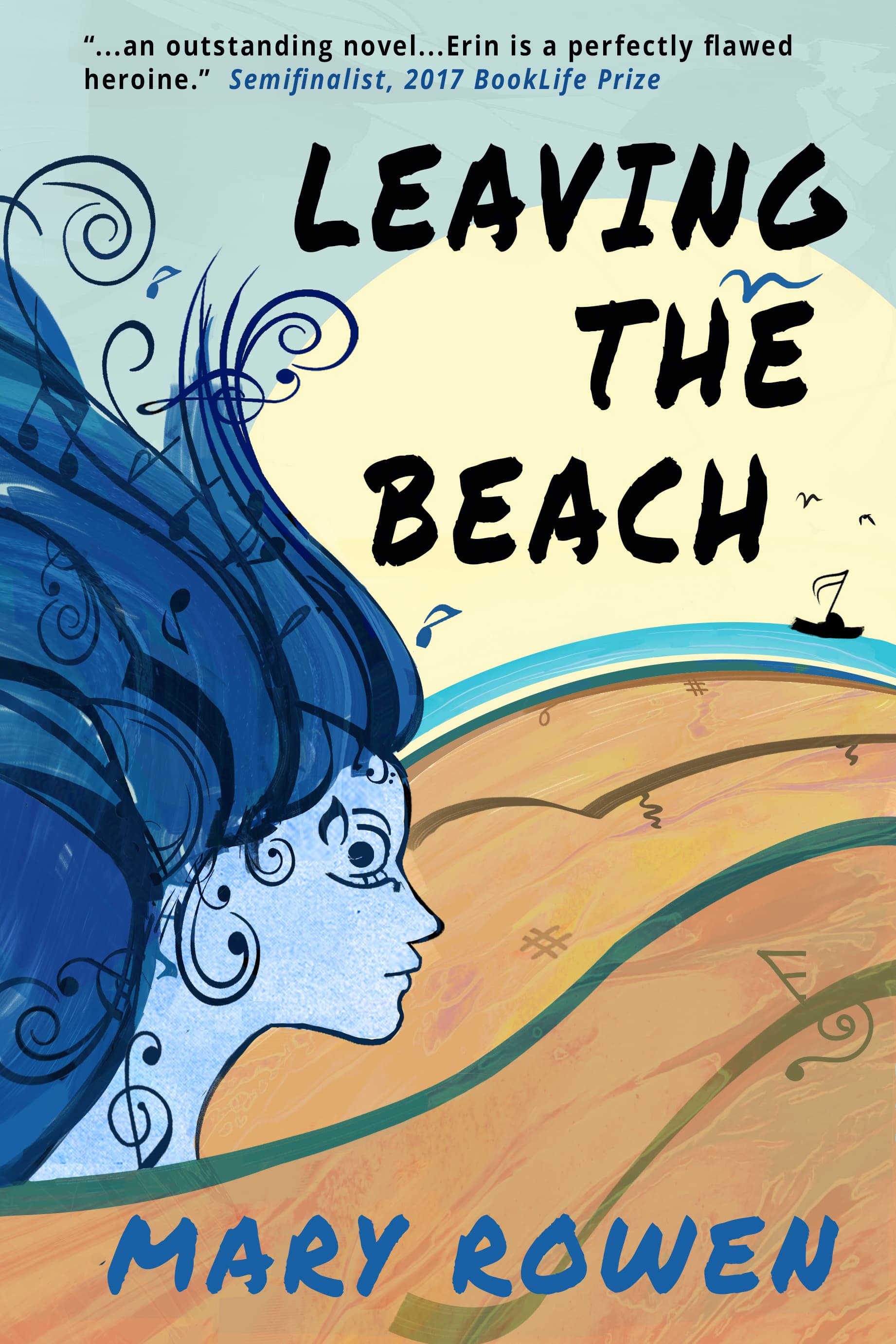 Book cover of Leaving the Beach by maryrowenhorgan