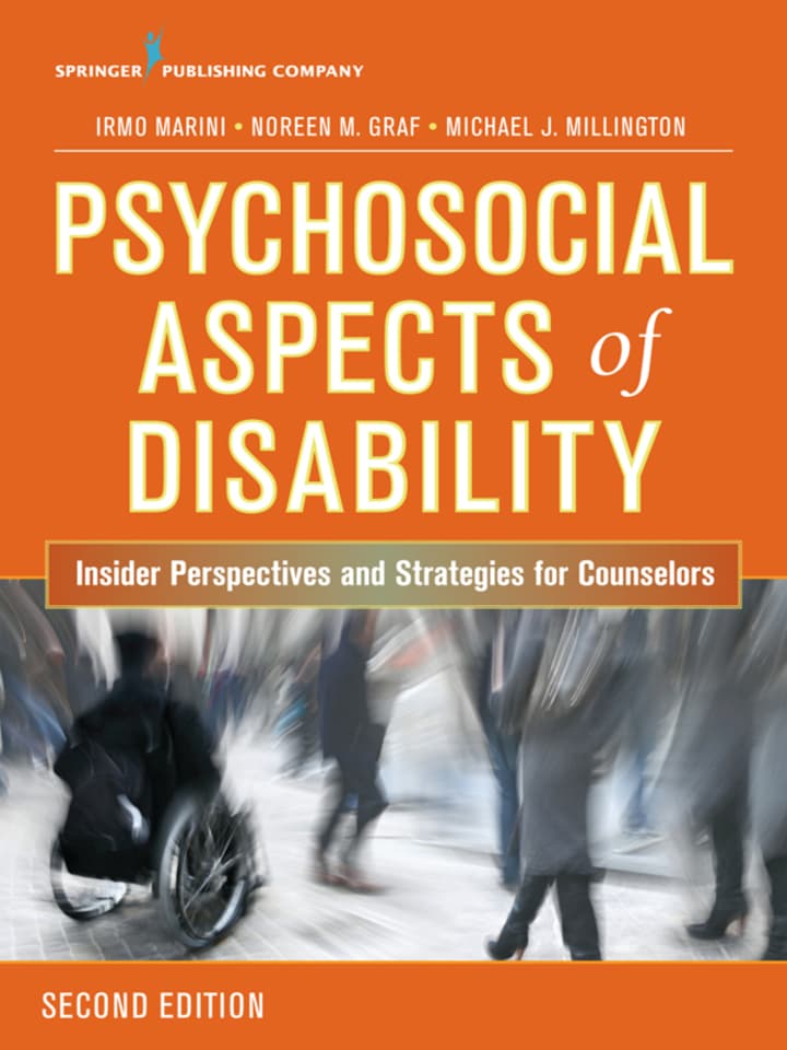 Book cover of Psychosocial Aspects of Disability by noreengraf