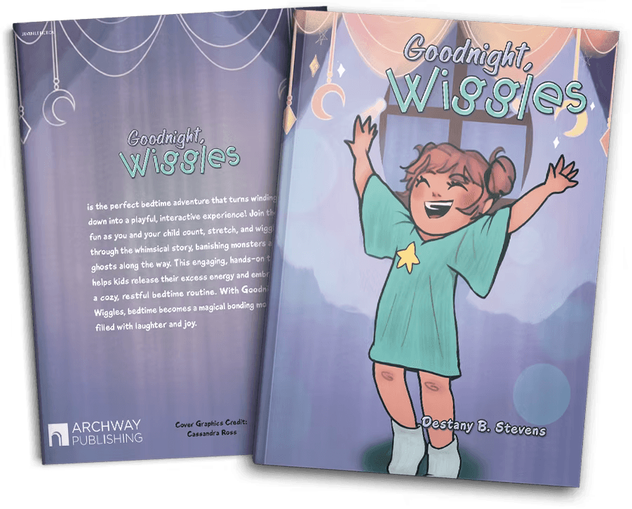 Book cover of Goodnight, Wiggles by Destany Stevens