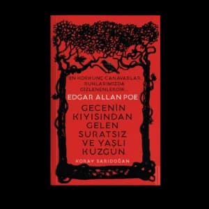 Book cover of Kuzgun (The Raven, Edgar Allan Poe Biography) by Koray Saridogan
