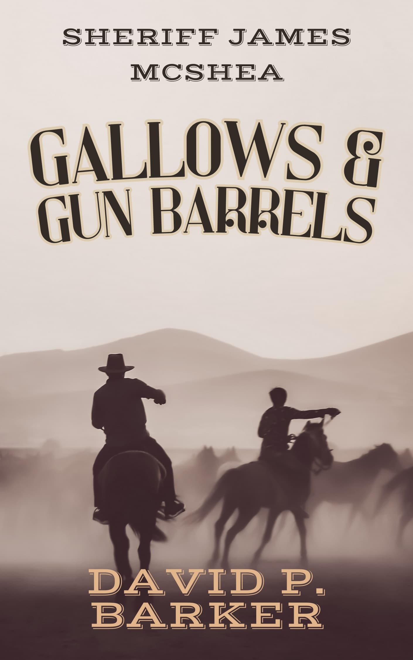 Book cover of Gallows & Gun Barrels by David Staggs