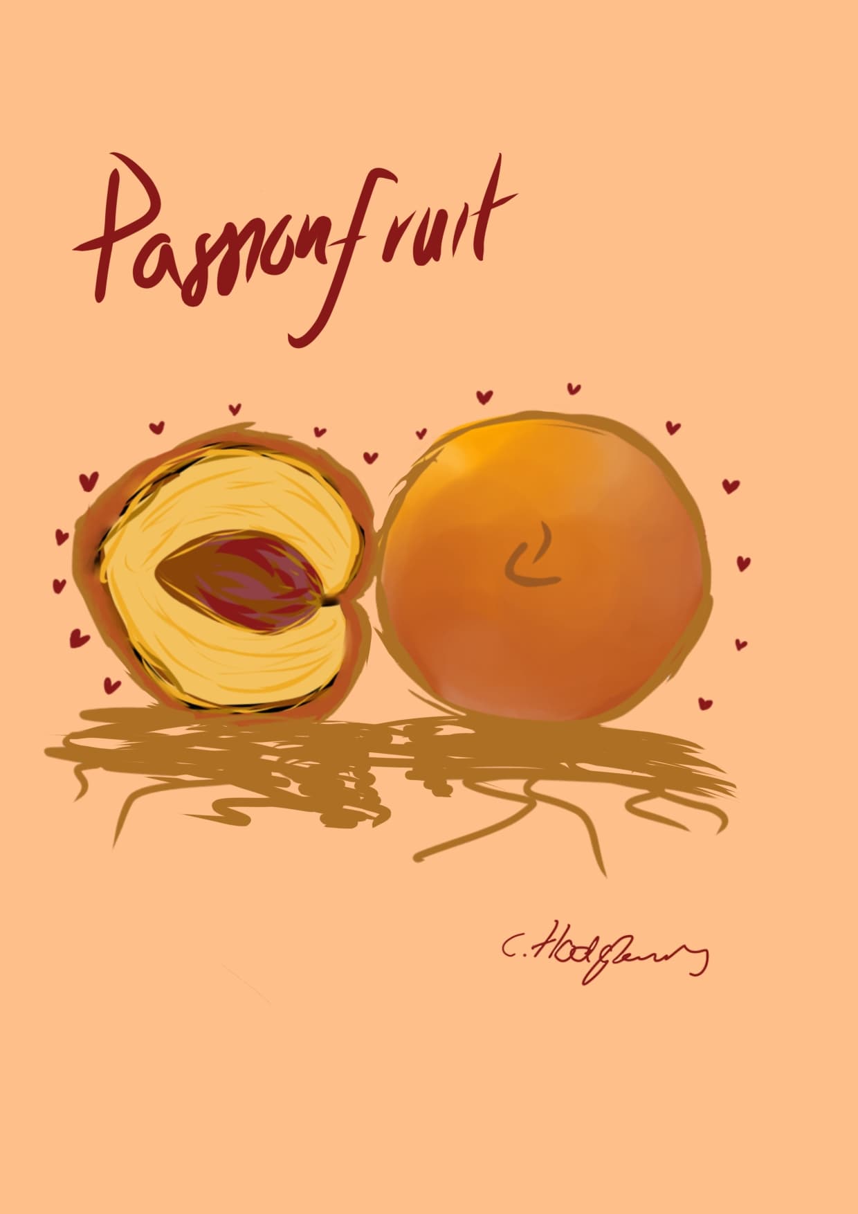 Book cover of Passionfruit by Carrice Hodgkins