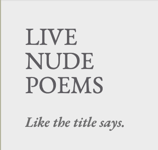 Live Nude Poems latest issue