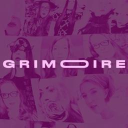 Logo of Grimoire literary magazine