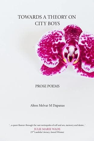 Book cover of Towards a Theory on City Boys: Prose Poems by Sam Dapanas