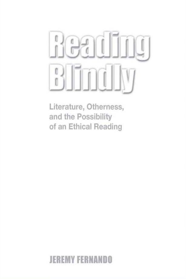 Book cover of Reading Blindly by jfwearspink