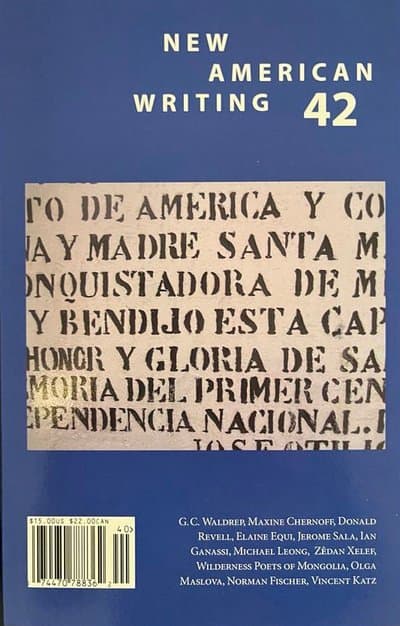 New American Writing latest issue