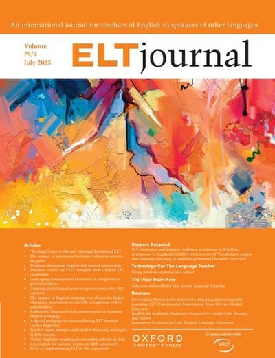 ELT Journal latest issue