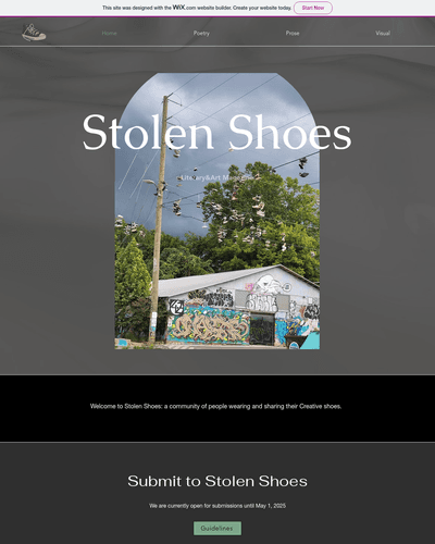 Stolen Shoes Literary & Art Magazine latest issue