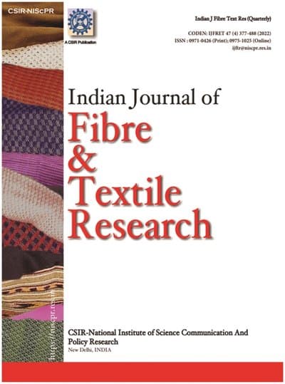 Indian Journal of Fibre & Textile Research latest issue