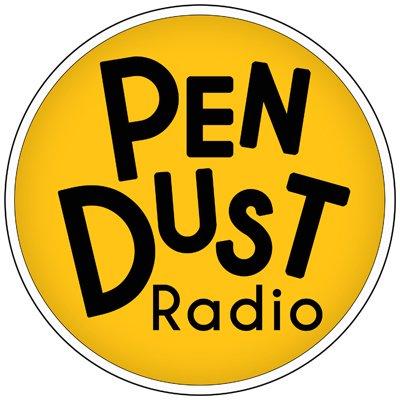 Logo of PenDust Radio literary magazine