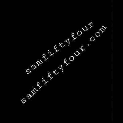 Logo of samfiftyfour literary magazine